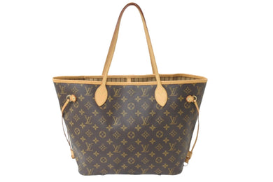 LOUIS VUITTON ルイヴィトン トートバッグ ネヴァーフルMM M40156 モノグラム ブラウン 美品 中古 59293