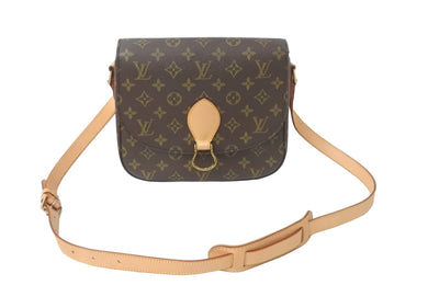 LOUIS VUITTON ルイヴィトン ショルダーバッグ サンクルーGM M51242 モノグラム ブラウン 美品 中古 59295