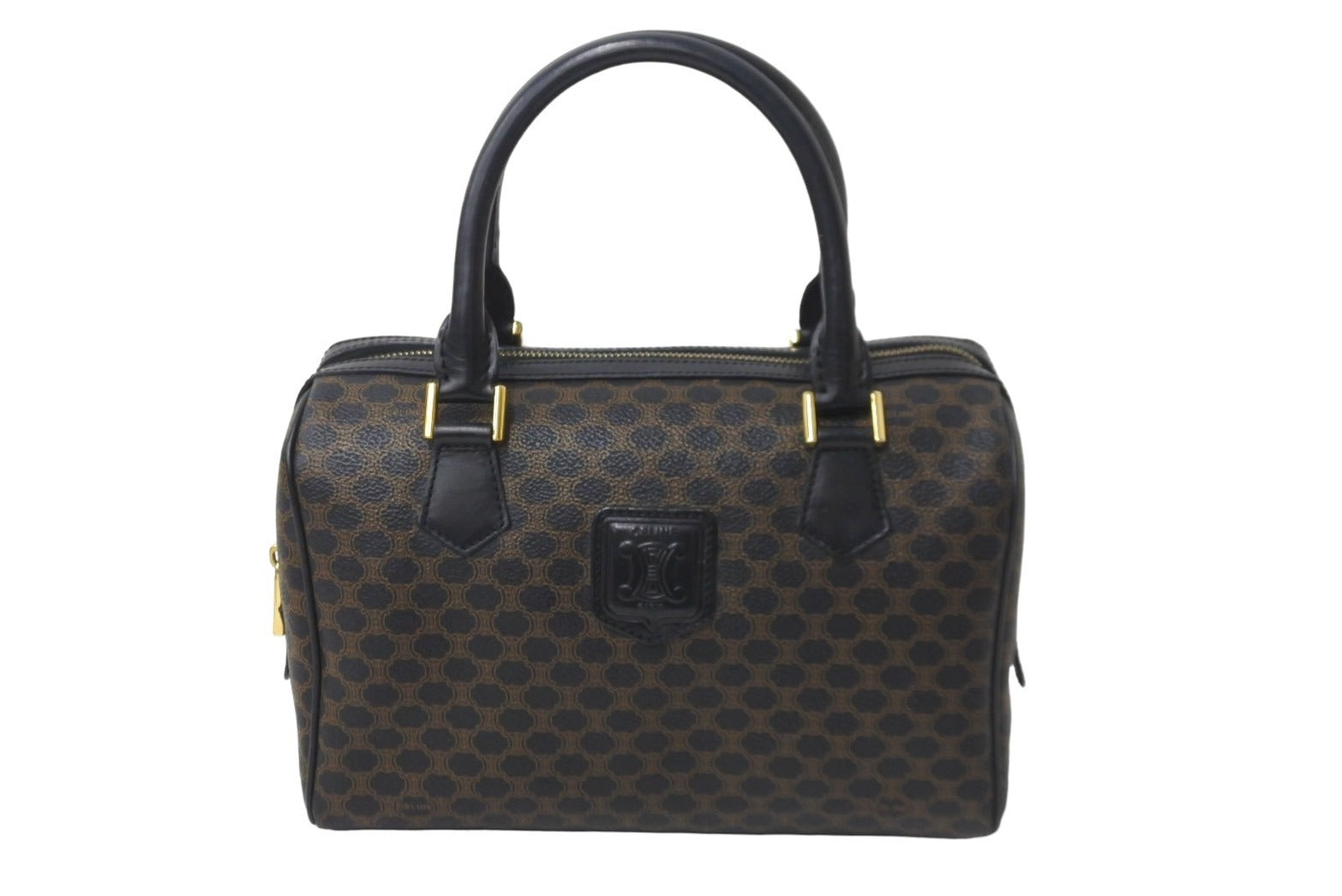 CELINE セリーヌ ハンドバッグ マカダム柄 MC98/1 ヴィンテージ
