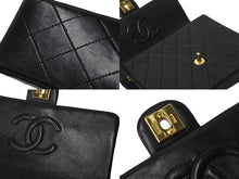 Load image into Gallery viewer, CHANEL シャネル チェーンショルダーバッグ ミニマトラッセ20 5番台 ラムスキン ブラック ゴールド 美品 中古 59304