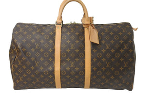 LOUIS VUITTON ルイヴィトン ボストンバッグ キーポル55 モノグラム M41424 ゴールド金具 美品 中古 59308