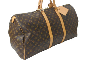 LOUIS VUITTON ルイヴィトン ボストンバッグ キーポル55 モノグラム M41424 ゴールド金具 美品 中古 59308