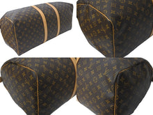 画像をギャラリービューアに読み込む, LOUIS VUITTON ルイヴィトン ボストンバッグ キーポル55 モノグラム M41424 ゴールド金具 美品 中古 59308