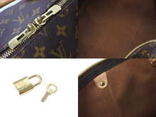 画像をギャラリービューアに読み込む, LOUIS VUITTON ルイヴィトン ボストンバッグ キーポル55 モノグラム M41424 ゴールド金具 美品 中古 59308
