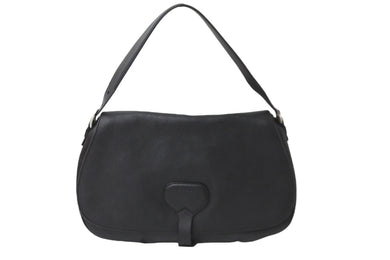 PRADA プラダショルダーバッグ ワンショルダー VIT.DAINO BN0526 ブラック レザー 美品 中古 59312 