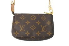 Load image into Gallery viewer, 極美品 LOUIS VUITTON ルイヴィトン ポーチ M60153 ミニ ポシェット アクセソワール T&amp;B ブラウン ゴールド金具 中古 59315