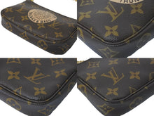 Load image into Gallery viewer, 極美品 LOUIS VUITTON ルイヴィトン ポーチ M60153 ミニ ポシェット アクセソワール T&amp;B ブラウン ゴールド金具 中古 59315