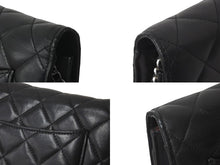 Load image into Gallery viewer, CHANEL シャネル ショルダーバッグ チェーン ウォレット マトラッセ ココマーク 19番台 ブラック ラムスキン シルバー金具 美品 中古 59319