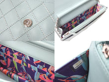 Load image into Gallery viewer, 極美品 CHANEL シャネル ショルダーバッグ ワイルドステッチ チェーン ウォレット 29番台 ブルー系 レザー シルバー金具 中古 59321