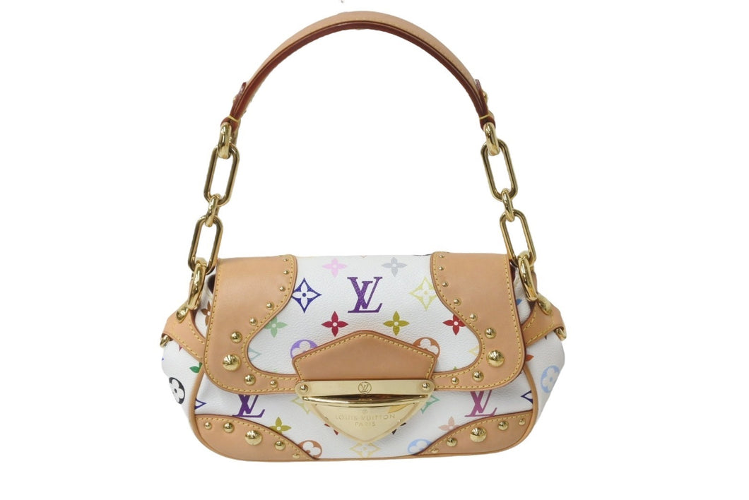 LOUIS VUITTON ルイヴィトン ハンドバッグ ワンショルダー マリリン モノグラムマルチカラー ブロン M40127 美品 中古 59324