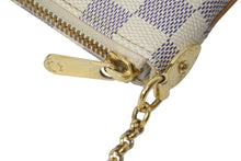 Load image into Gallery viewer, LOUIS VUITTON ルイヴィトン ポーチ チェーン ワンショルダー N60027 ポシェットミラMM ダミエアズール ベージュ 美品 中古 59329