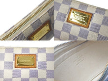 Load image into Gallery viewer, LOUIS VUITTON ルイヴィトン ポーチ チェーン ワンショルダー N60027 ポシェットミラMM ダミエアズール ベージュ 美品 中古 59329