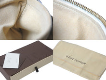 Load image into Gallery viewer, LOUIS VUITTON ルイヴィトン ポーチ チェーン ワンショルダー N60027 ポシェットミラMM ダミエアズール ベージュ 美品 中古 59329