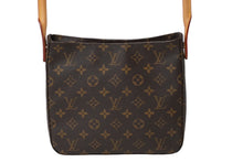 Load image into Gallery viewer, LOUIS VUITTON ルイヴィトン モノグラム ルーピングMM ワンショルダーバッグ M51146 ブラウン 美品 中古 59334