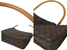 Load image into Gallery viewer, LOUIS VUITTON ルイヴィトン モノグラム ルーピングMM ワンショルダーバッグ M51146 ブラウン 美品 中古 59334