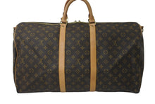 Load image into Gallery viewer, LOUIS VUITTON ルイヴィトン モノグラム キーポルバンドリエール55 ボストンバッグ ブラウン M41414 旅行バッグ 良品 中古 59335