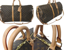Load image into Gallery viewer, LOUIS VUITTON ルイヴィトン モノグラム キーポルバンドリエール55 ボストンバッグ ブラウン M41414 旅行バッグ 良品 中古 59335