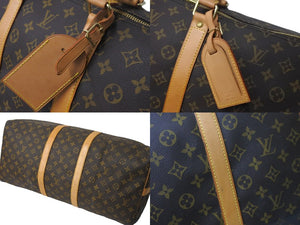 LOUIS VUITTON ルイヴィトン モノグラム キーポルバンドリエール55 ボストンバッグ ブラウン M41414 旅行バッグ 良品 中古 59335