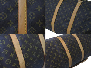 LOUIS VUITTON ルイヴィトン モノグラム キーポルバンドリエール55 ボストンバッグ ブラウン M41414 旅行バッグ 良品 中古 59335
