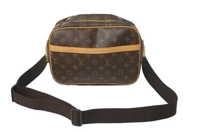LOUIS VUITTON ルイヴィトン ショルダーバッグ リポーターPM M45254 モノグラム ブラウン 美品 中古 59336
