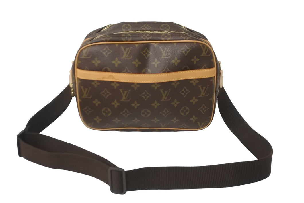 LOUIS VUITTON ルイヴィトン ショルダーバッグ リポーターPM M45254 モノグラム ブラウン 美品 中古 59336