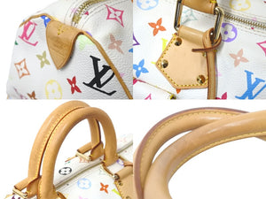 LOUIS VUITTON ルイヴィトン ハンドバッグ スピーディ30 ブロン モノグラム・マルチカラー M92643 美品 中古 59337