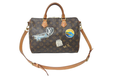 LOUIS VUITTON ルイヴィトン ハンドバッグ M40391 スピーディバンドリエール30 モノグラム イニシャル入り 良品 中古 59338