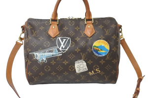 LOUIS VUITTON ルイヴィトン ハンドバッグ M40391 スピーディバンドリエール30 モノグラム イニシャル入り 良品 中古 59338
