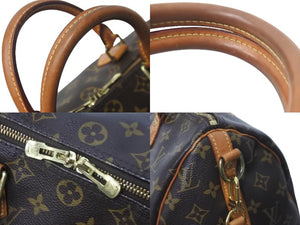 LOUIS VUITTON ルイヴィトン ハンドバッグ M40391 スピーディバンドリエール30 モノグラム イニシャル入り 良品 中古 59338