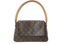 Load image into Gallery viewer, LOUIS VUITTON ルイヴィトン ハンドバッグ ミニルーピング モノグラムキャンバス ブラウン M51147 美品 中古 59340