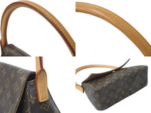 Load image into Gallery viewer, LOUIS VUITTON ルイヴィトン ハンドバッグ ミニルーピング モノグラムキャンバス ブラウン M51147 美品 中古 59340