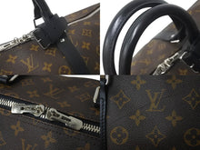 画像をギャラリービューアに読み込む, LOUIS VUITTON ルイヴィトン モノグラム マカサー キーポル バンドリエール55 ボストンバッグ 2WAY M56714 美品 中古 59344