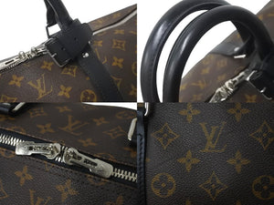 LOUIS VUITTON ルイヴィトン モノグラム マカサー キーポル バンドリエール55 ボストンバッグ 2WAY M56714 美品 中古 59344