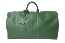 Load image into Gallery viewer, LOUIS VUITTON ルイヴィトン ボストンバッグ M42944 キーポル60 エピレザー グリーン 美品 中古 59345