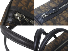 Load image into Gallery viewer, Christian Dior クリスチャンディオール ハンドバッグ トロッター パピヨン型 リボン ブラウン PVC レザー シルバー金具 良品 中古 59346