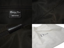 Load image into Gallery viewer, Christian Dior クリスチャンディオール ハンドバッグ トロッター パピヨン型 リボン ブラウン PVC レザー シルバー金具 良品 中古 59346