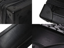 Load image into Gallery viewer, LOUIS VUITTON ルイヴィトン ショルダーバッグ ソフトトランク M53964 メッシュ レザー ブラック 美品 中古 59347