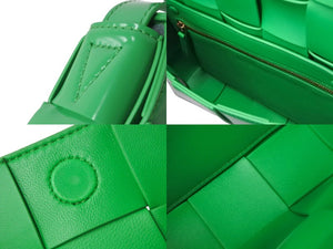 極美品 BOTTEGAVENETA ボッテガヴェネタ ショルダーバッグ マキシ イントレチャート ブラッシュドレザー カセット 中古 59360