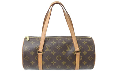 LOUIS VUITTON ルイヴィトン ハンドバッグ パピヨン26 モノグラムキャンバス ブラウン M51386 美品 中古 59364