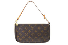 Load image into Gallery viewer, LOUIS VUITTON ルイヴィトン ハンドバッグ ポシェットアクセソワール M51980 モノグラム ブラウン 美品 中古 59365