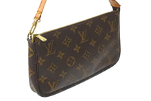 Load image into Gallery viewer, LOUIS VUITTON ルイヴィトン ハンドバッグ ポシェットアクセソワール M51980 モノグラム ブラウン 美品 中古 59365