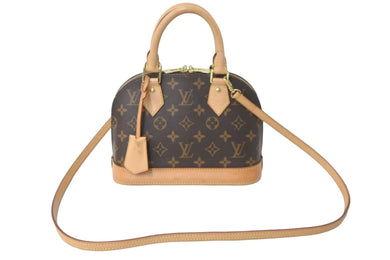 LOUIS VUITTON ルイヴィトン ハンドバッグ アルマBB モノグラムキャンバス 2wayショルダーバッグ ブラウン M53152 美品 中古 59372