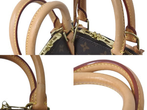 LOUIS VUITTON ルイヴィトン ハンドバッグ アルマBB モノグラムキャンバス 2wayショルダーバッグ ブラウン M53152 美品 中古 59372