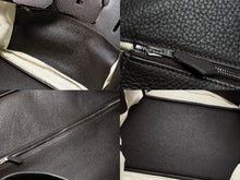 Load image into Gallery viewer, HERMES エルメス バーキン50 ハンドバッグ エベンヌ シルバー金具 トリヨンクレマンス □J刻印 美品 中古 59377