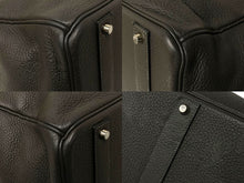 Load image into Gallery viewer, HERMES エルメス バーキン50 ハンドバッグ グラファイト シルバー金具 トリヨンクレマンス □H刻印 美品 中古 59378