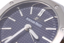 Load image into Gallery viewer, オーデマピゲ ロイヤルオーク テーブル クロック2015年 SS/セラミック 置時計 ブルー文字盤 美品 中古 59390