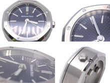 Load image into Gallery viewer, オーデマピゲ ロイヤルオーク テーブル クロック2015年 SS/セラミック 置時計 ブルー文字盤 美品 中古 59390