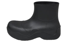 Load image into Gallery viewer, BOTTEGA VENETA ボッテガヴェネタ パドル アンクルブーツ ブラック ゴム サイズ41 640045V00P01000 美品 中古 59394