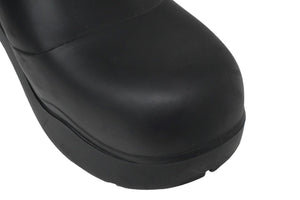 BOTTEGA VENETA ボッテガヴェネタ パドル アンクルブーツ ブラック ゴム サイズ41 640045V00P01000 美品 中古 59394
