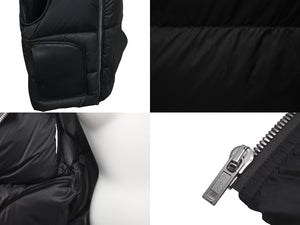 Rick Owens リックオウエンス ダウンベスト ナイロン ムートン ブラック サイズ52 RU02B2740-NZLSH2 美品 中古 59400